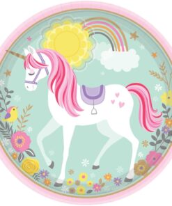 Eenhoorn Borden 23 cm 8 Stuks