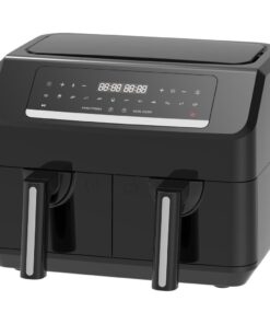 Emerio AF-130376.1 Dubbele Heteluchtfriteuse 2x3.6L 2400W Zwart
