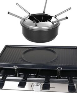 Alternative view of Emerio RG-124930 Gourmet en Fondue Set Zwart/RVS