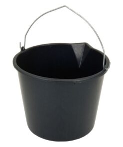 Emmer met Schenktuit 12 Liter Zwart