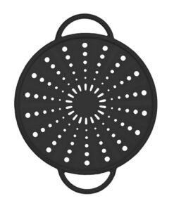 Emsa 514560 Smart Kitchen Antispatdeksel 26 cm Antraciet