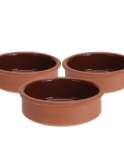 Alternative view of Excellent Houseware Terracotta Tapasschalen 3 Stuks