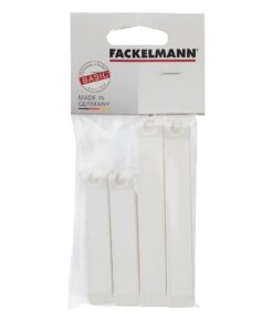 Alternative view of Fackelmann Basic Vershoudklem 11 en 8 cm Wit 4 Stuks