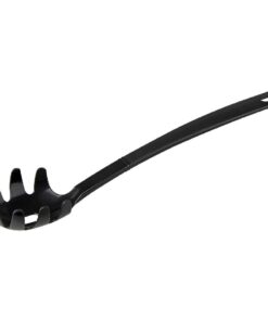 Fackelmann Spaghettilepel 30 cm Zwart/Nylon