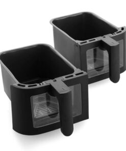 Alternative view of GreenPan Bistro Airfryer 2x4L 3000 Watt Zwart