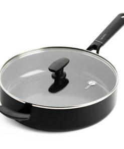 GreenPan Smart Collection Keramische Stoofpan met Deksel 28 cm Zwart