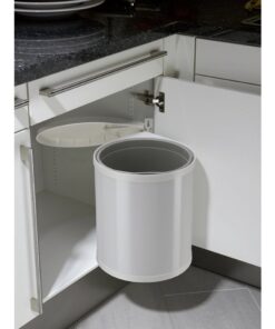 Alternative view of Hailo 3555-001 Compact-Box M Prullenbak 15L Wit