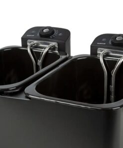 Alternative view of Inventum GF461B Koude Zone Friteuse 2x2.5L 1800W Zwart