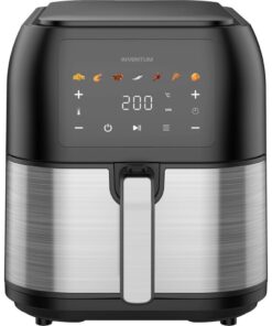 Inventum GF801HLDB Airfryer 8L 1700W Zwart/RVS