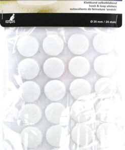 Kangaro K-5062 Klittenband Zelfklevend Rond 20 Mm 24 Stuks