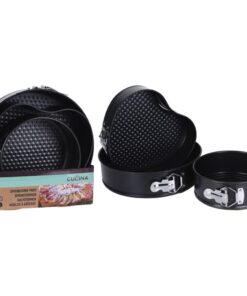 La Cucina Springvorm Set 3-delig Zwart