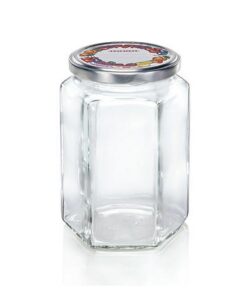 Leifheit 3211 Jampot Zeshoekig 770 ml Glas/Zilver
