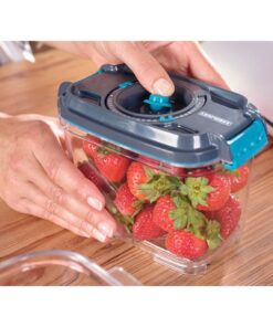 Alternative view of Leifheit 3233 Vacuüm-Vershouddoosjes 3 Stuks Zwart/Transparant