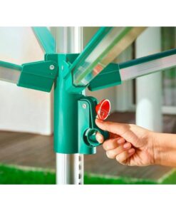 Alternative view of Leifheit 85285 Linomatic 400 Easy Droogmolen 40 m Drooglengte Turquoise/Zilver