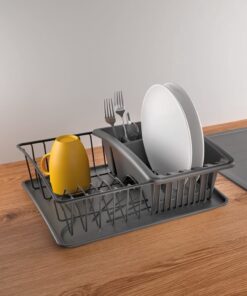 Alternative view of Metaltex Aquatex Plus Lava Touch Therm Afdruiprek Mat Zwart