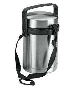 Metaltex Campus Voedselcontainer 1.4L RVS/Zwart