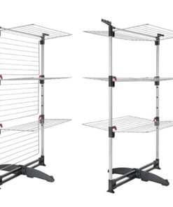 Metaltex Ciclone Vario Droogtoren 38 m Drooglengte Zilver/Zwart