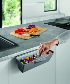 Alternative view of Metaltex Clean Tex Aanrechtafvalbak 35x16x13 cm Grijs