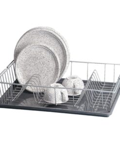 Alternative view of Metaltex Colonia Afdruiprek 48x30 cm Zilver/Grijs