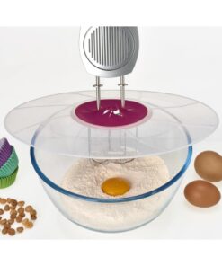 Alternative view of Metaltex Dolceforno Spatscherm voor Mixer 32 cm Siliconen/Paars/Transparant