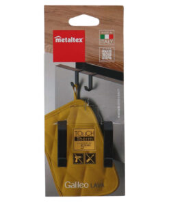 Metaltex Dubble Kasthaak Zwart/Metaal