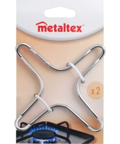 Metaltex Gasbrandverkleiner 12.5 cm 2 Stuks RVS