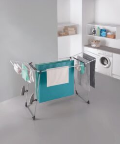 Alternative view of Metaltex Hurricane Droogrek 197x65x115 cm 24 m Drooglengte Zilver/Zwart