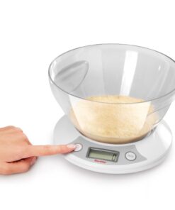 Alternative view of Metaltex Kitchen Helpers Pesa Digitale Keukenweegschaal + Kom 2.5L Wit