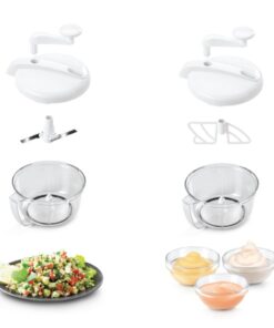 Alternative view of Metaltex Kitchen Helpers Topedo Slacentrifuge Wit/Transparant