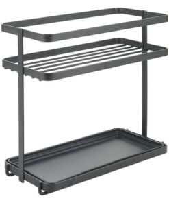 Metaltex Kruidenrek 2 Etages 23x11x22 cm Zwart/Metaal