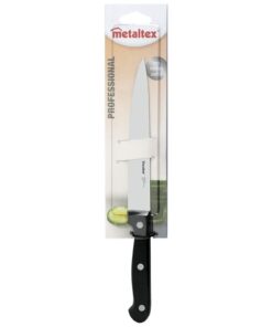Metaltex Professional Universeel Koksmes 28 cm Zwart/RVS