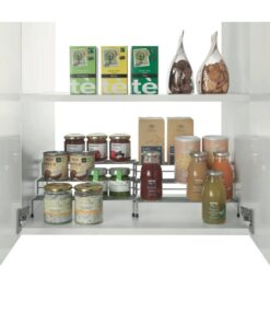 Alternative view of Metaltex Smart Kitchen 2-delig Schuifbaar Kruidenrek 28/55x23x13 cm Zilver