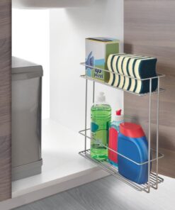 Alternative view of Metaltex Space Saver Smart Kitchen Uitschuifbaar Gootsteenkastrekje 11x38x34 cm Zilver