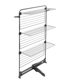 Alternative view of Metaltex Storm Droogtoren 34 m Drooglengte Zwart