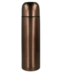 Metaltex Thermosfles 1L Metalic Brown
