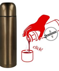 Metaltex Thermosfles 500 ml Metallic Brown