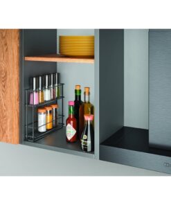 Alternative view of Metaltex Uitschuifbaar Kruidenrek Zwart