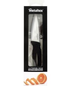 Metaltex Ultrablade Gamma Keukenmes 20 cm Zwart/Keramiek