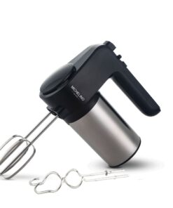 Michelino Handmixer Zwart/RVS