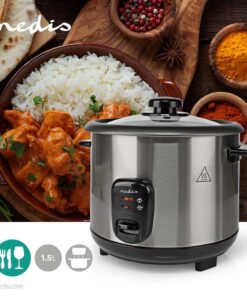 Alternative view of Nedis KARC115AL Rijstkoker 1.5L 500W Zilver