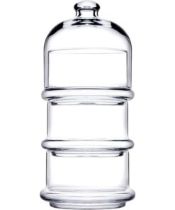 Alternative view of Pa?abahçe Glazen Toren Voorraadpot 26x11.8 cm