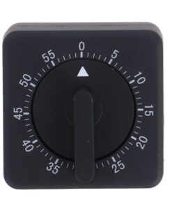 Alternative view of Patisse Kookwekker 7 cm Zwart/Siliconen