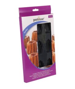 Patisse Madeleinevorm 9 Vaks 29x17 cm Zwart/Siliconen