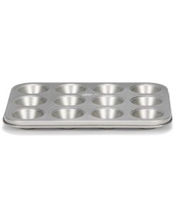 Alternative view of Patisse Metalen Mini Muffinvorm 12 Vaks Zilver