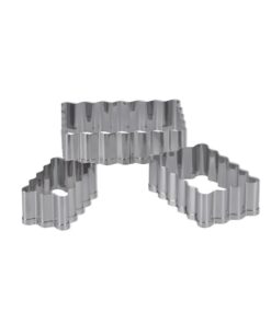 Alternative view of Patisse Uitsteekvormen Rechthoekig 3 Stuks RVS