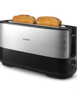 Alternative view of Philips HD2692/90 Broodrooster met Stofhoes 1030W Zwart/Metallic