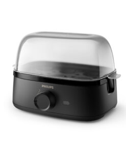 Philips HD9137/90 Eierkoker voor 6 Eieren Zwart/Transparant