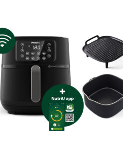 Alternative view of Philips HD9285/96 5000 Series Airfryer XXL 7.2L 2000W Zwart/Zilver