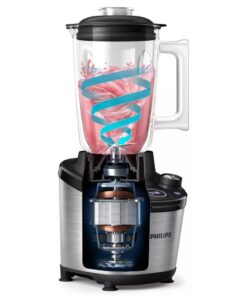 Alternative view of Philips HR3760/00 7000 Series Blender Zwart/RVS