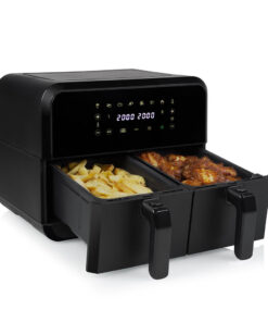 Alternative view of Princess 182068 Dubbele Heteluchtfriteuse 8L 2400W Zwart